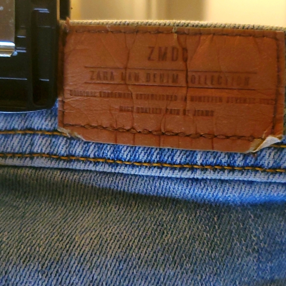 ZARA MEN'S DENIM COLLECTION/ZMDC SIZE 36×32/MEX 36/EUR 46 - Picture 3 of 5